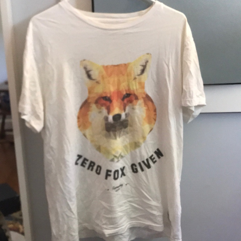 Zero fox given supreme being t shirt